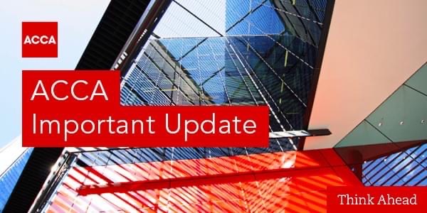 ACCA Exams Update